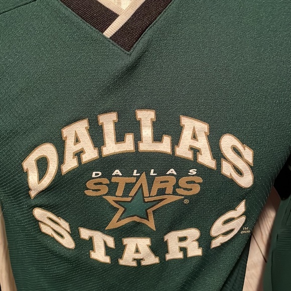Vintage Dallas Stars Green Jersey size XL(18) - Picture 2 of 10